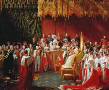 Painting of Queen Victoria's coronation