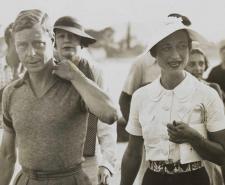 King Edward VIII and Mrs Simpson on holiday in Yugoslavia, 1936.