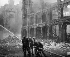 Fire fighting during WW2 Battle of Britain