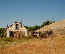 A derelict building on Skinwalker Ranch 