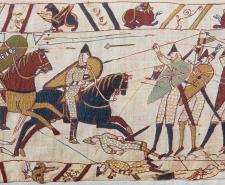 A section of the Bayeux Tapestry
