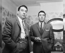 The Kray Twins pictured in an East London flat